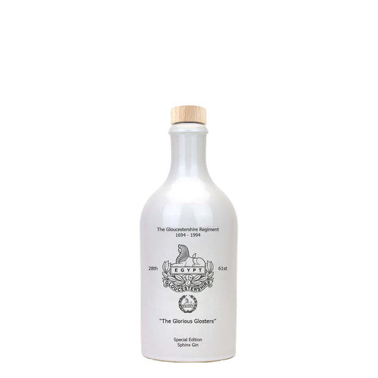 The Gloucestershire Regiment Gin White Ceramic 50cl