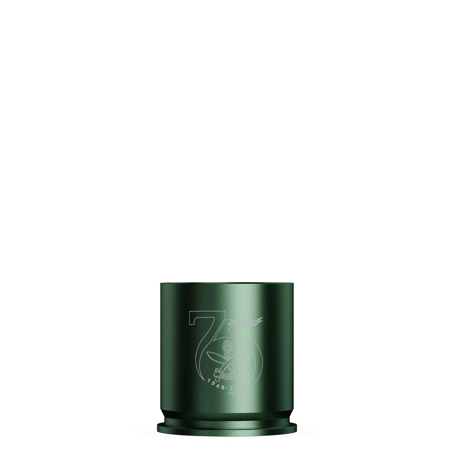 Gurkha 40mm grenade case replica shot glass green