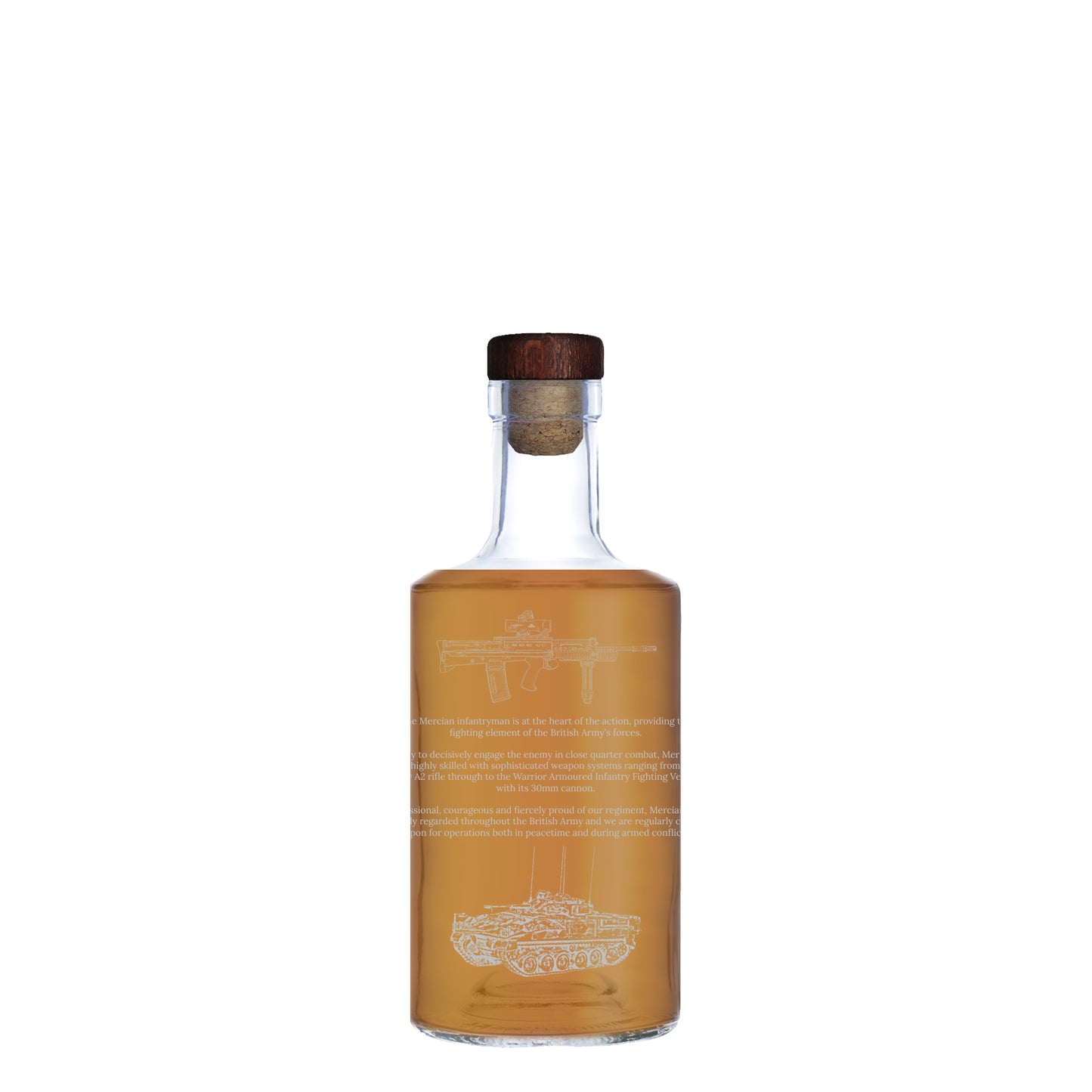 Mercians Rum Glass 70cl
