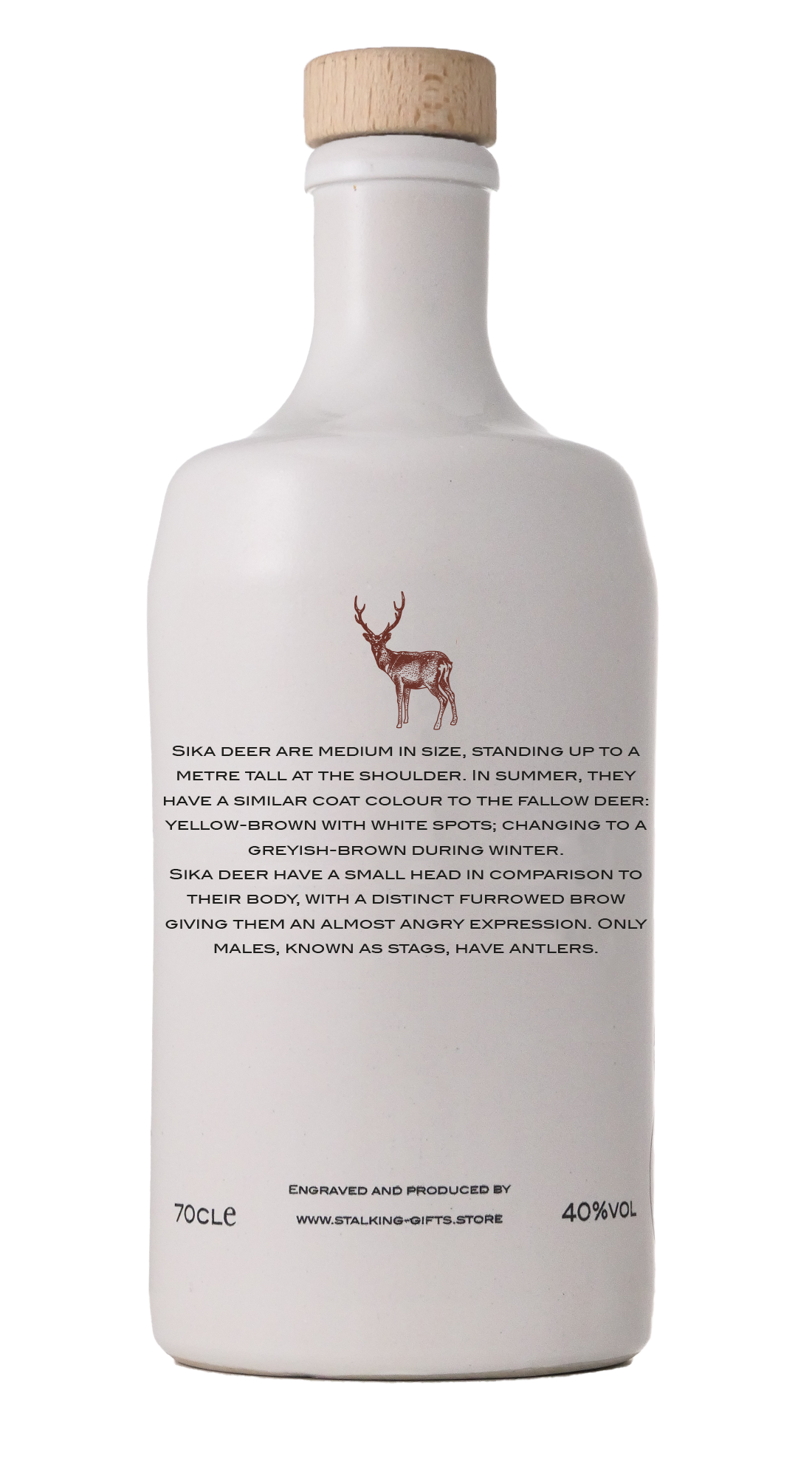 Sika Deer Stalking Gifts Gin 70cl
