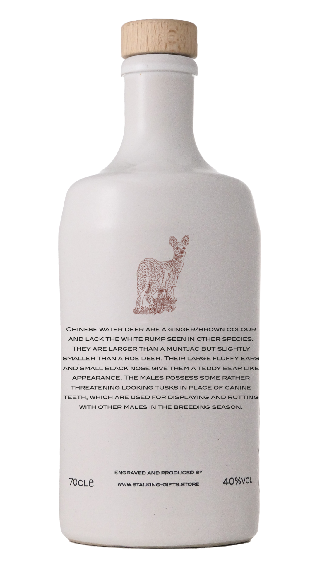 Chinese Water Deer Stalking Gifts Gin 70cl