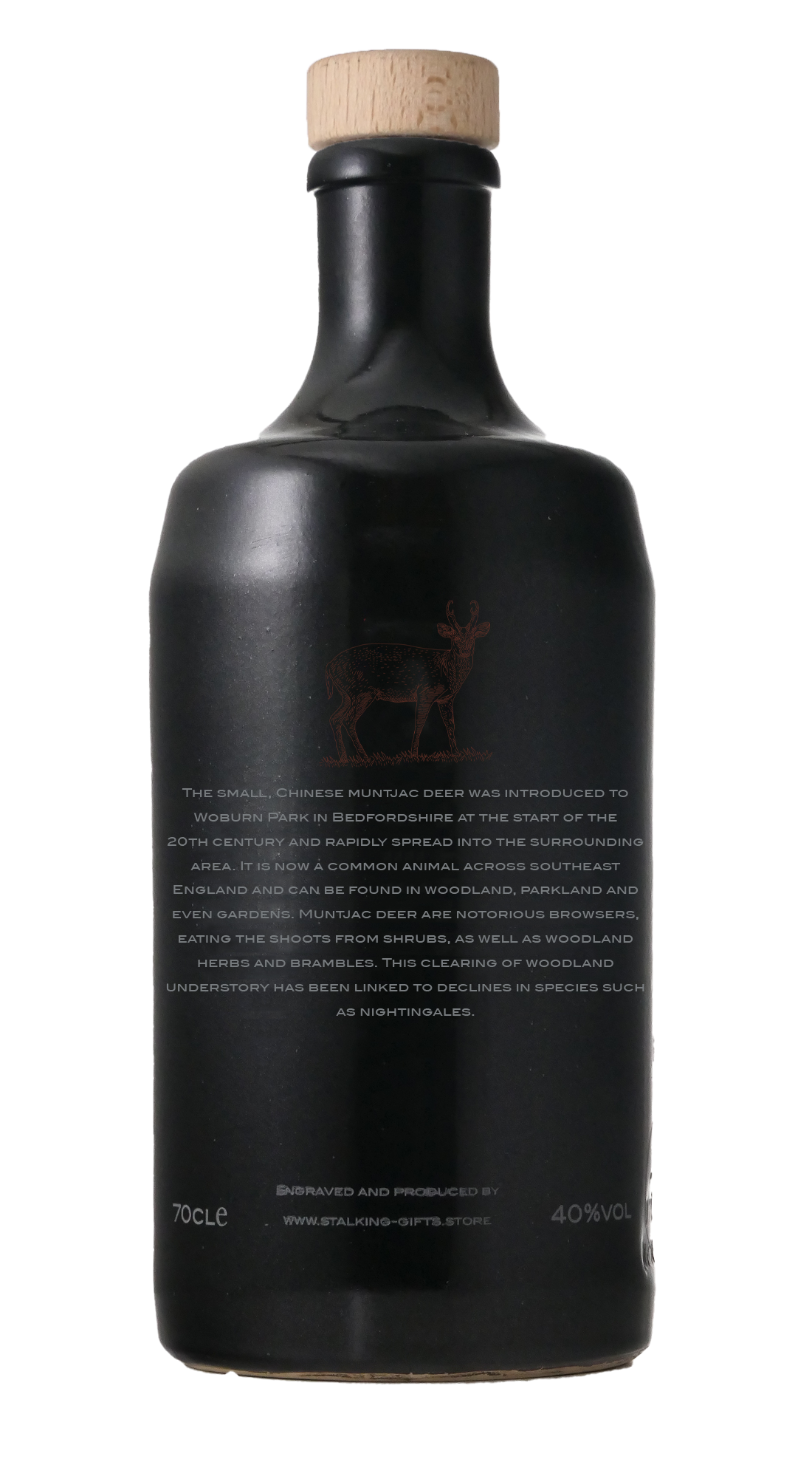 Muntjac Deer Stalking Gifts Rum 70cl